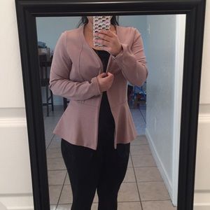 Peplum blazer
